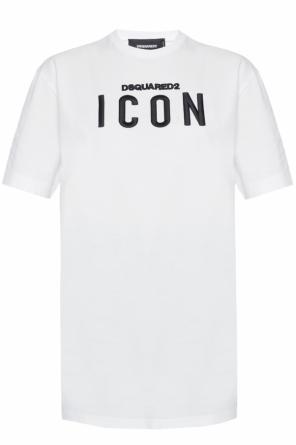 T-shirt typu 'oversize' z wyszytym logo, zdjęcie 1 T-shirt typu 'oversize' z wyszytym logo od Dsquared2